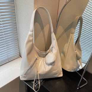 Off White Hobo Tote Bag