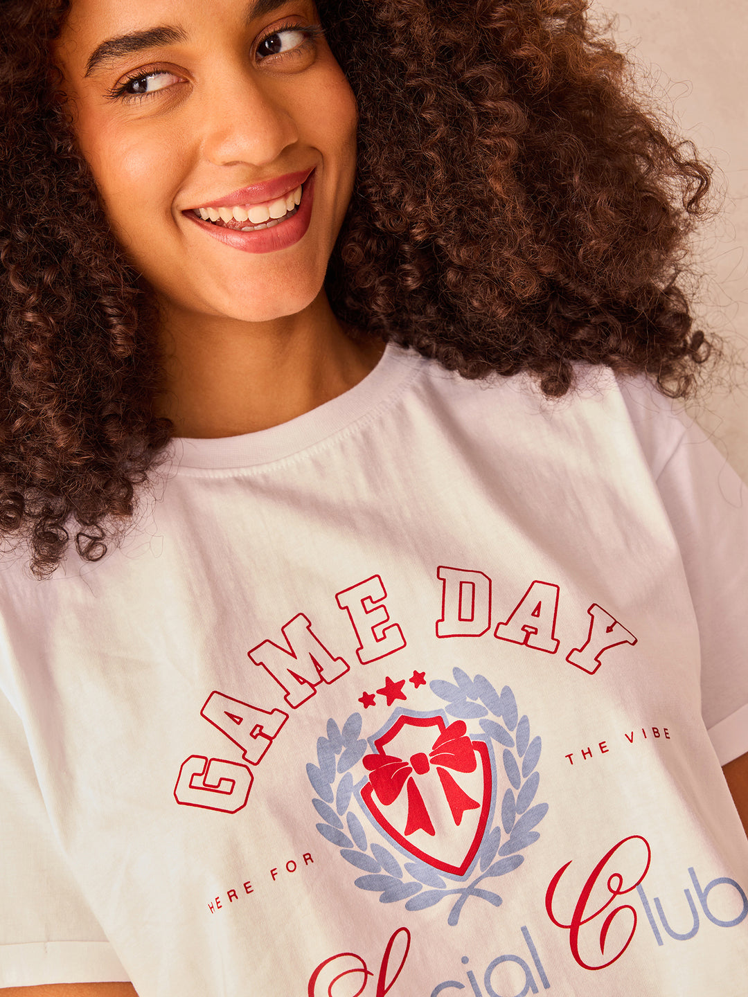 White Cropped Boxy T-Shirt With Graphic