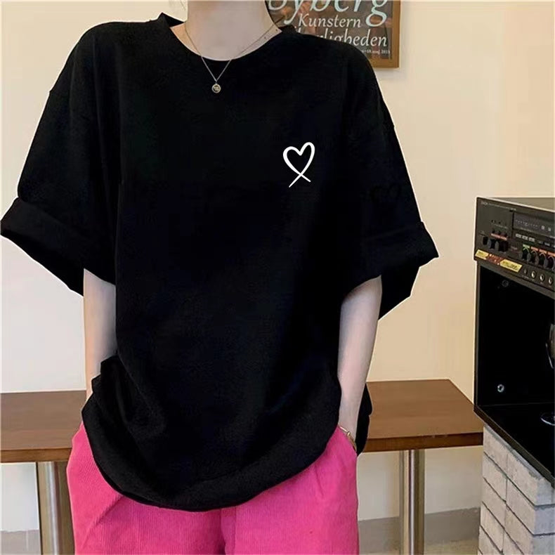 Black Graphic Print Tshirt