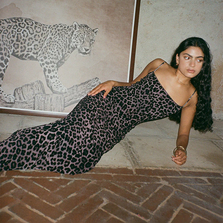 Multi Animal Printed Bodycon Dress