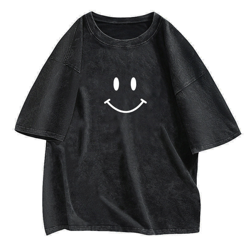 Black Chest Pribt Graphic Tshirt