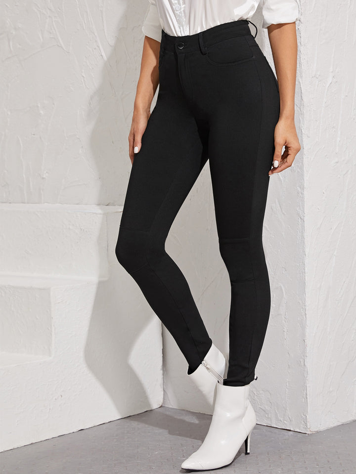 Black High Waisted Skinny Jeans