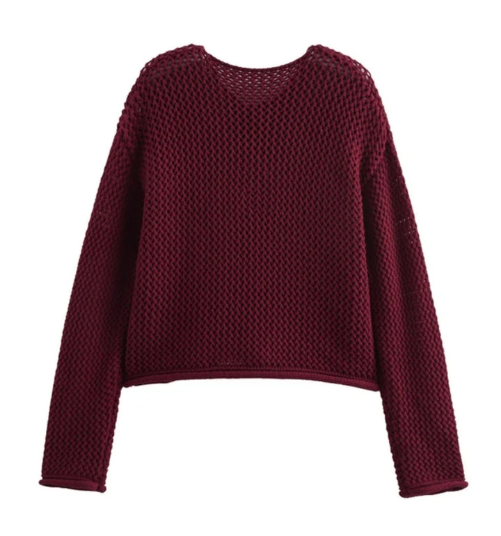 Wine Full Sleeves Buttondown Cardigans