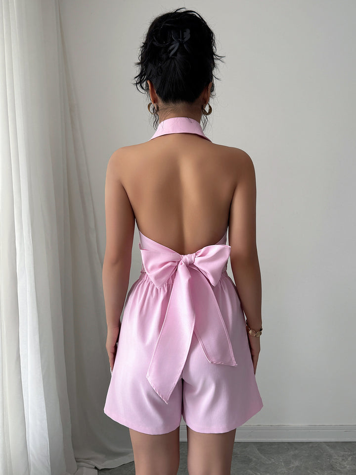 Pink Waist Coat And Shorts Co-Ord Set