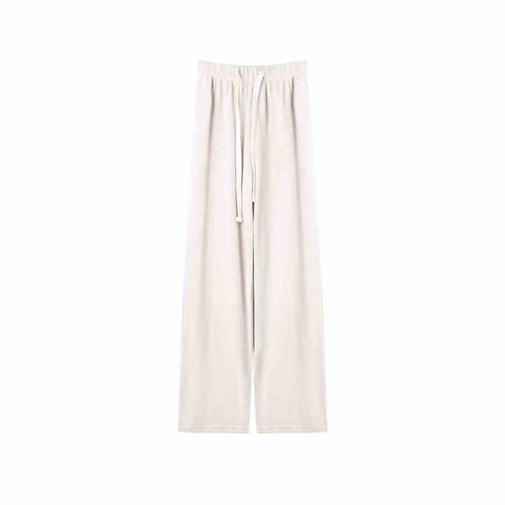 White Soft Solid Pants