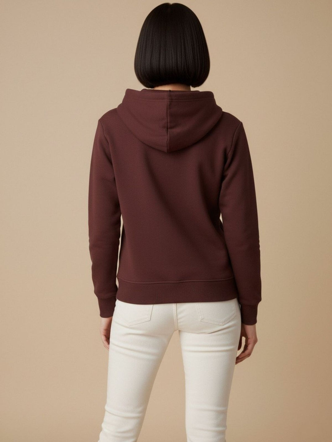Brown Typographic Sweatshirt