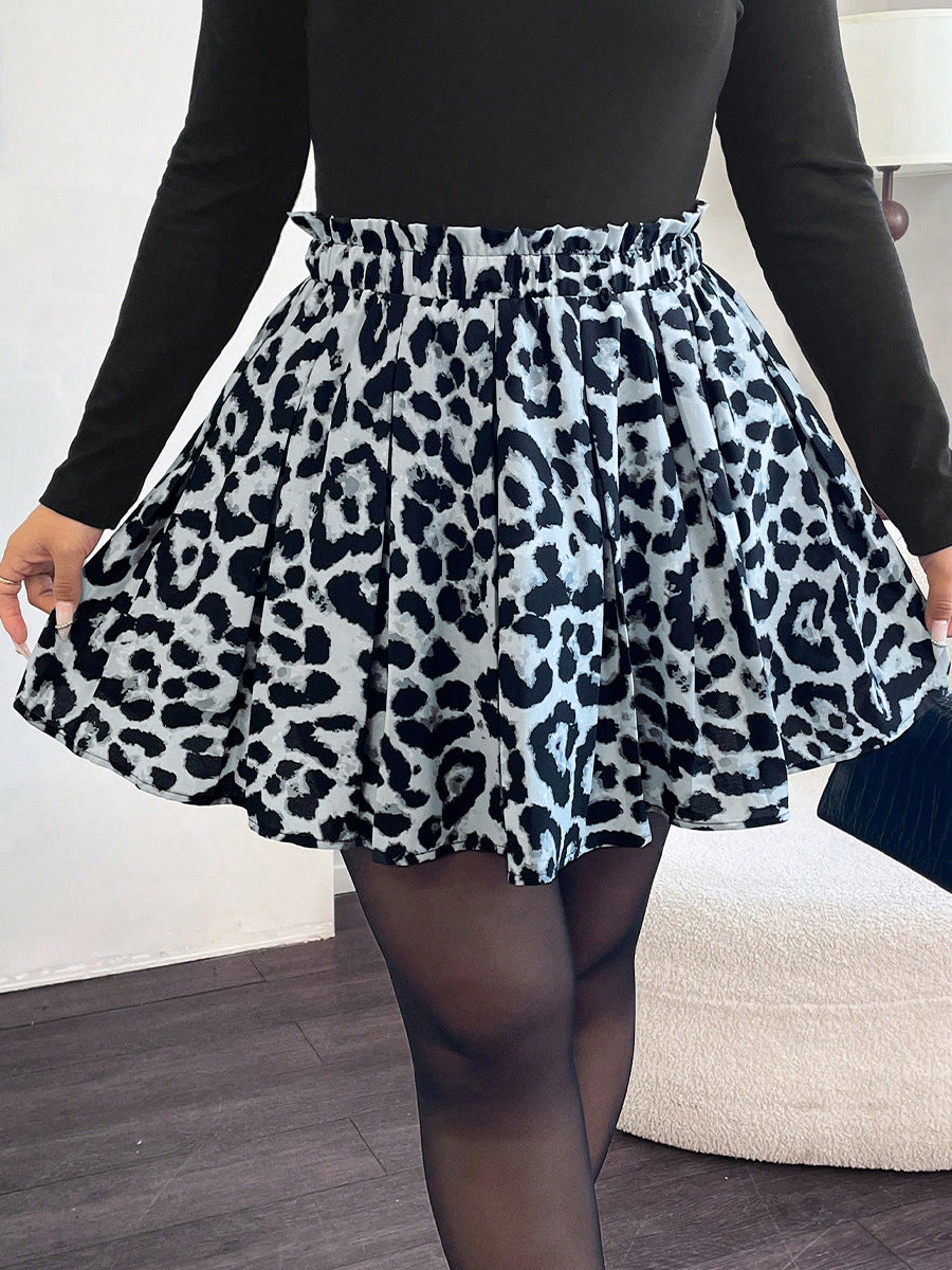 Multi Printed Paper Bag Skirt