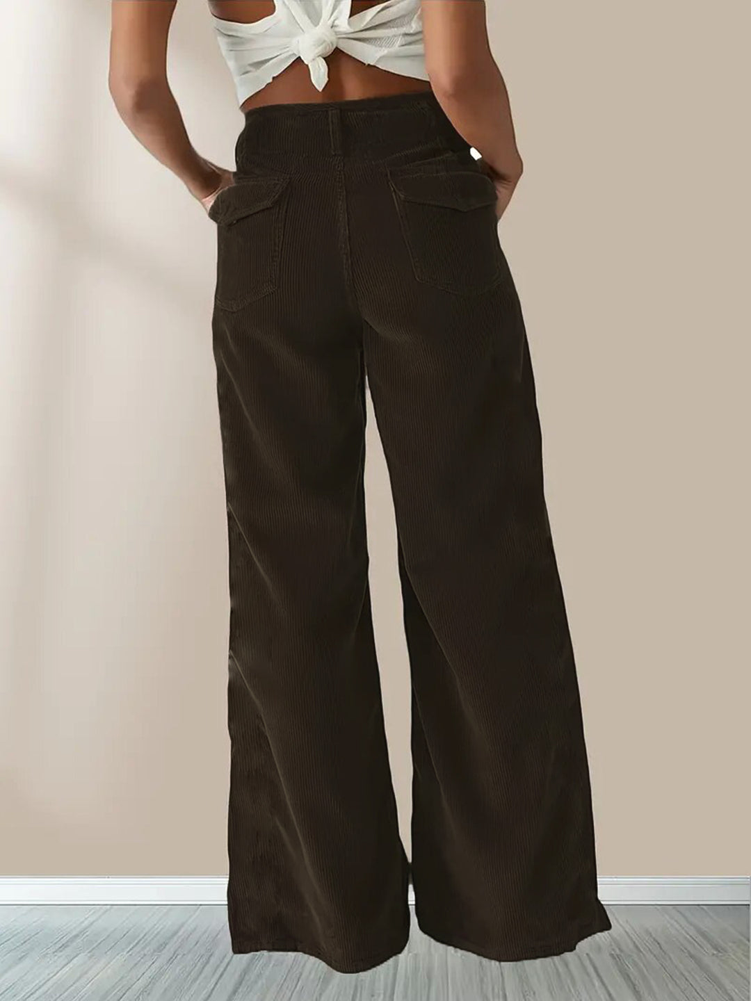 Black Straight Leg Trouser