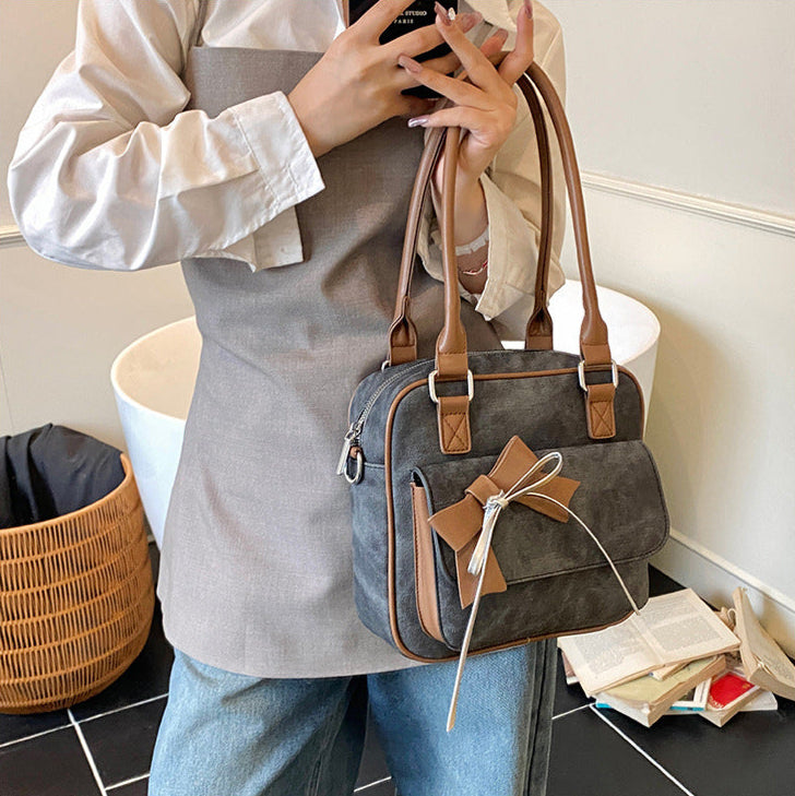 Black Bow Knot Handbag