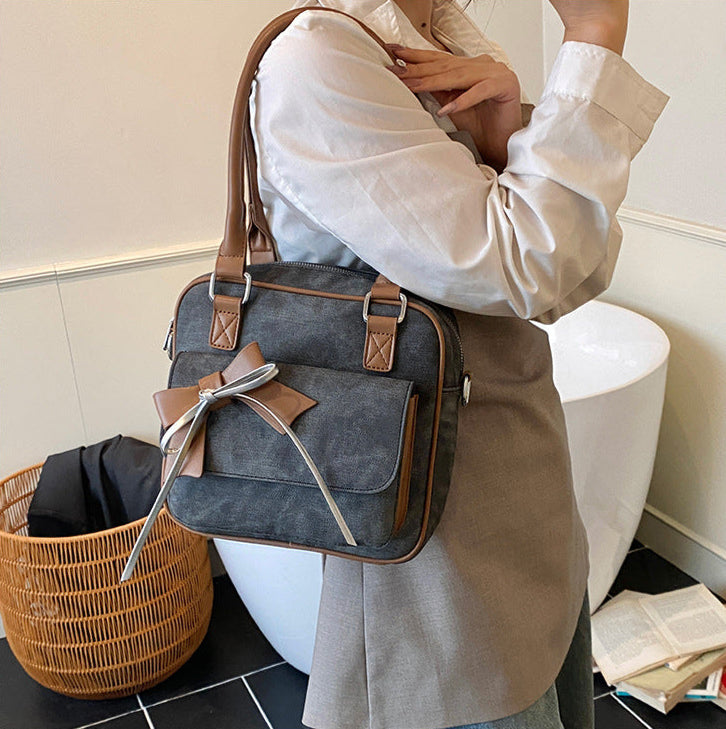 Black Bow Knot Handbag