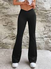 Black Fitted & Flared Leggings