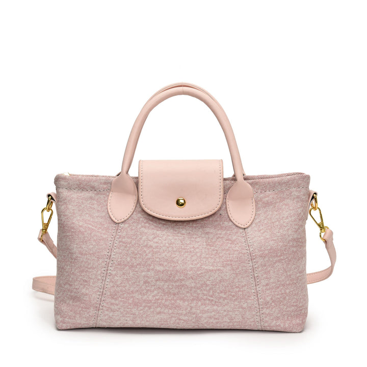 Pink Washed Canvas Hand Bag