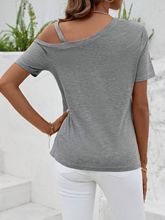 Grey Drop Shoulder Regular Fit Top