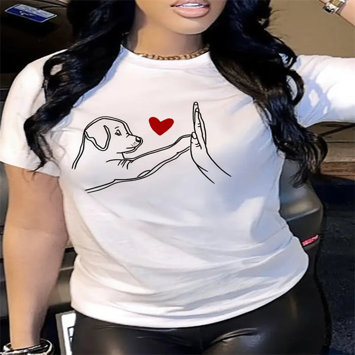 White Graphic Printed T-Shirt