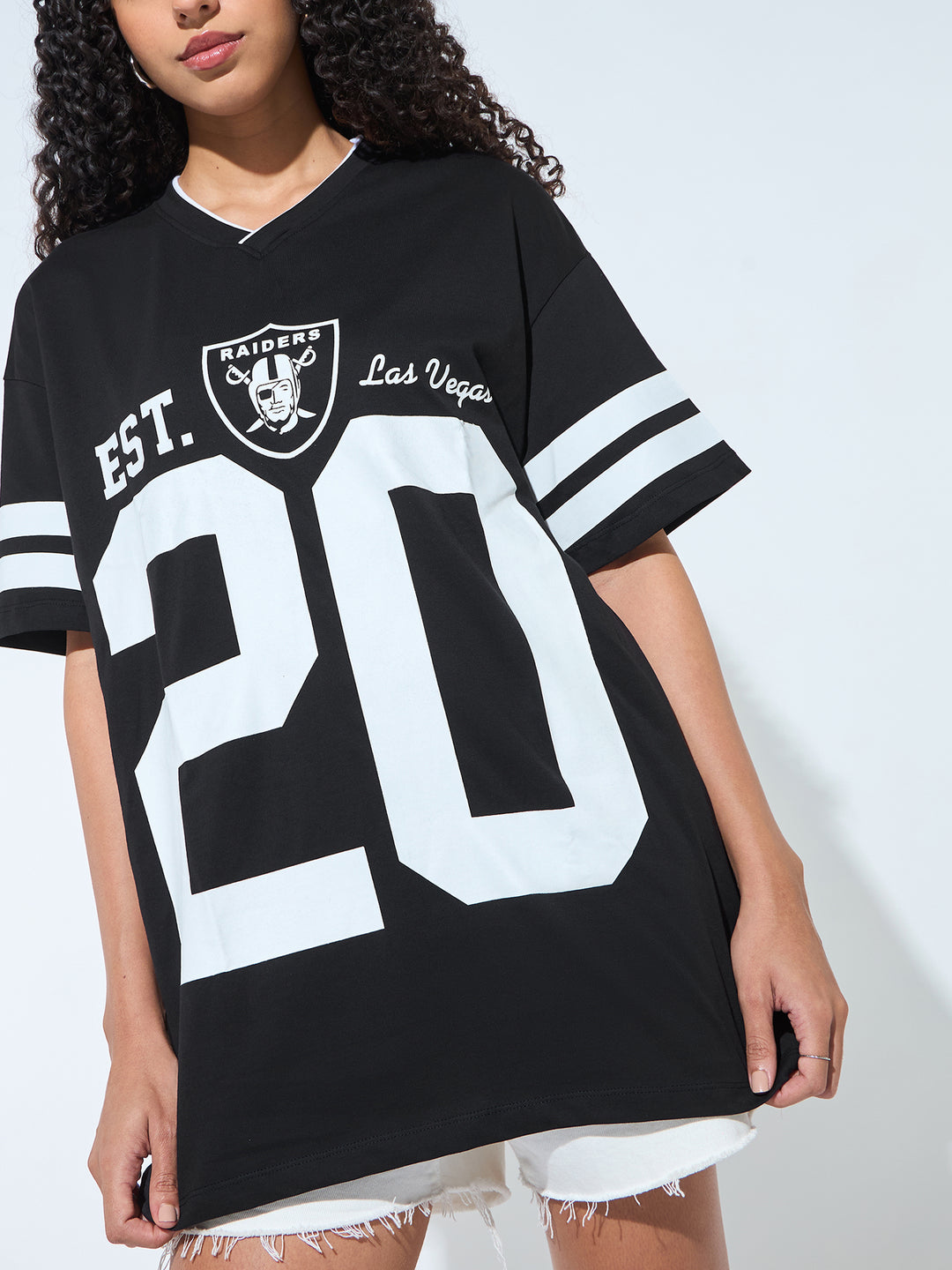 Black Graphic Oversized T-Shirt