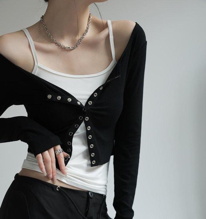 White Basic Solid Cami Top