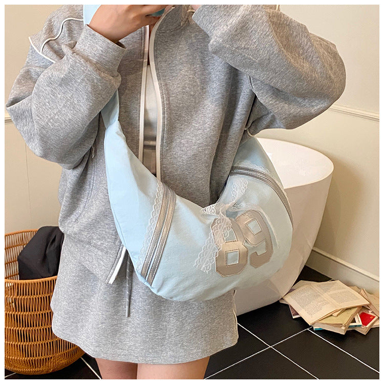 Blue Old School Shoulder Bag