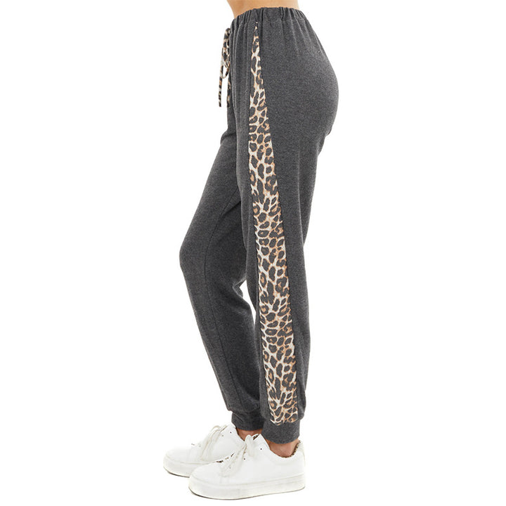 Grey Animal Print Sweatpants