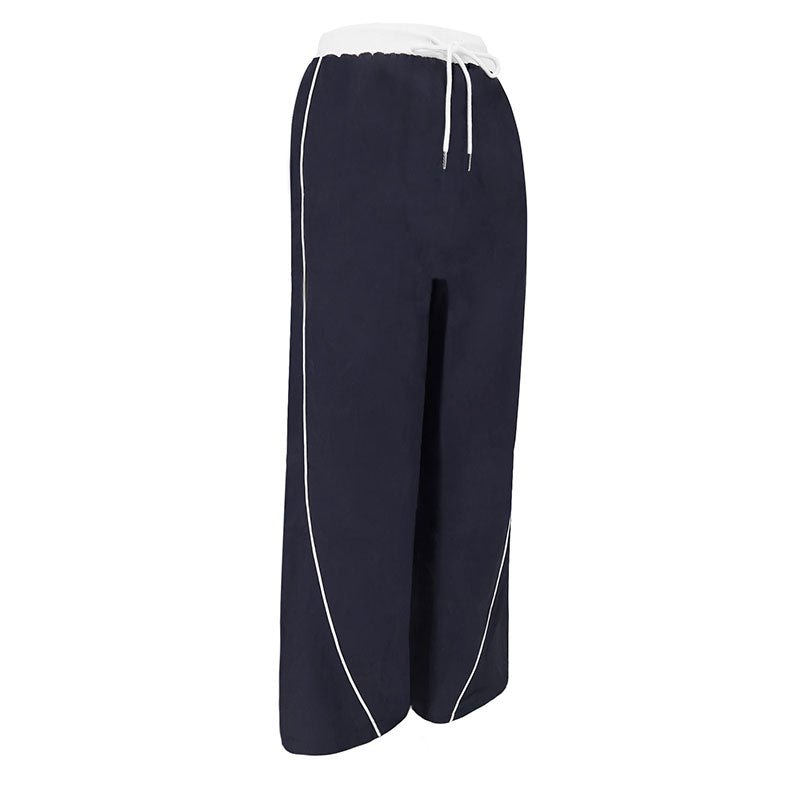 Blue Side Stripe Sweatpants