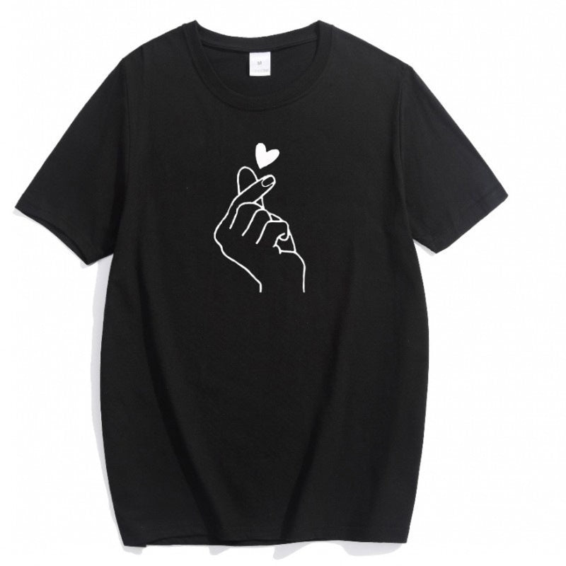 Black Graphic Print T-Shirt