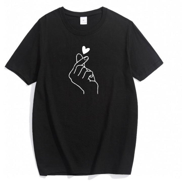 Black Graphic Print T-Shirt