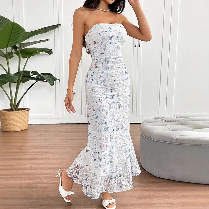 Multi Tube Printed Maxi Dress