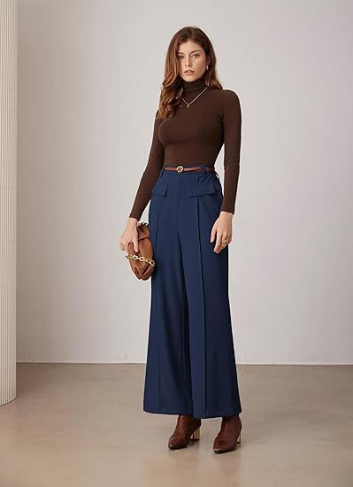 Navy Blue Straight Fit Trouser