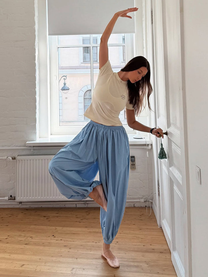 Light Blue Ultra Baggy Fit Trousers