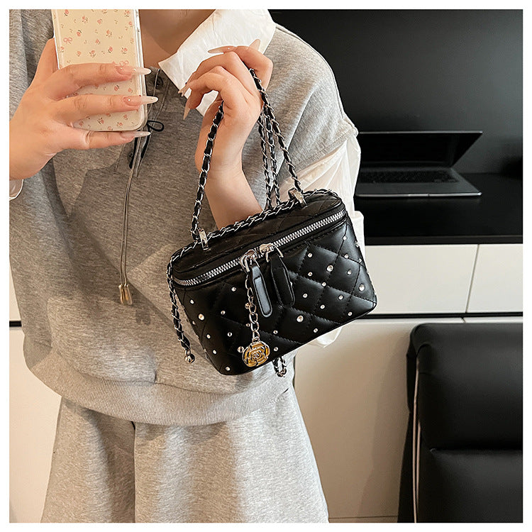 Black Mini Squarebox Handbag