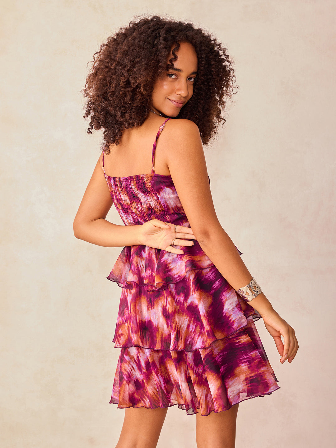 Multi Mini Tiered Dress