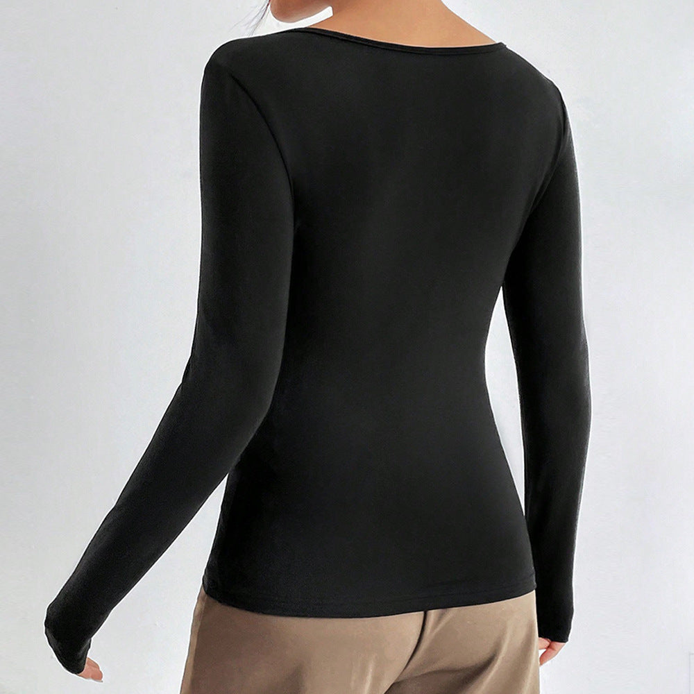 Black Sweetheart Neck Strappy Fitted Top