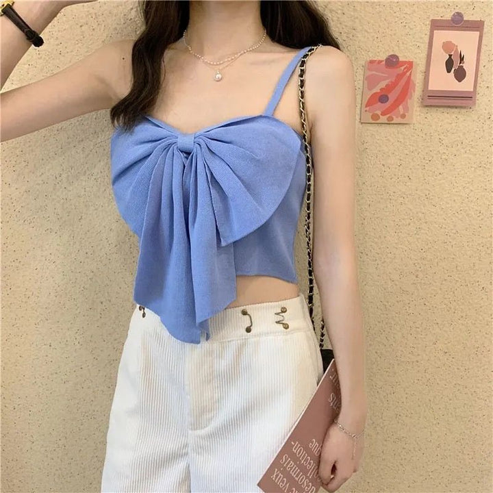 Blue Gold Buckle Strap Cami