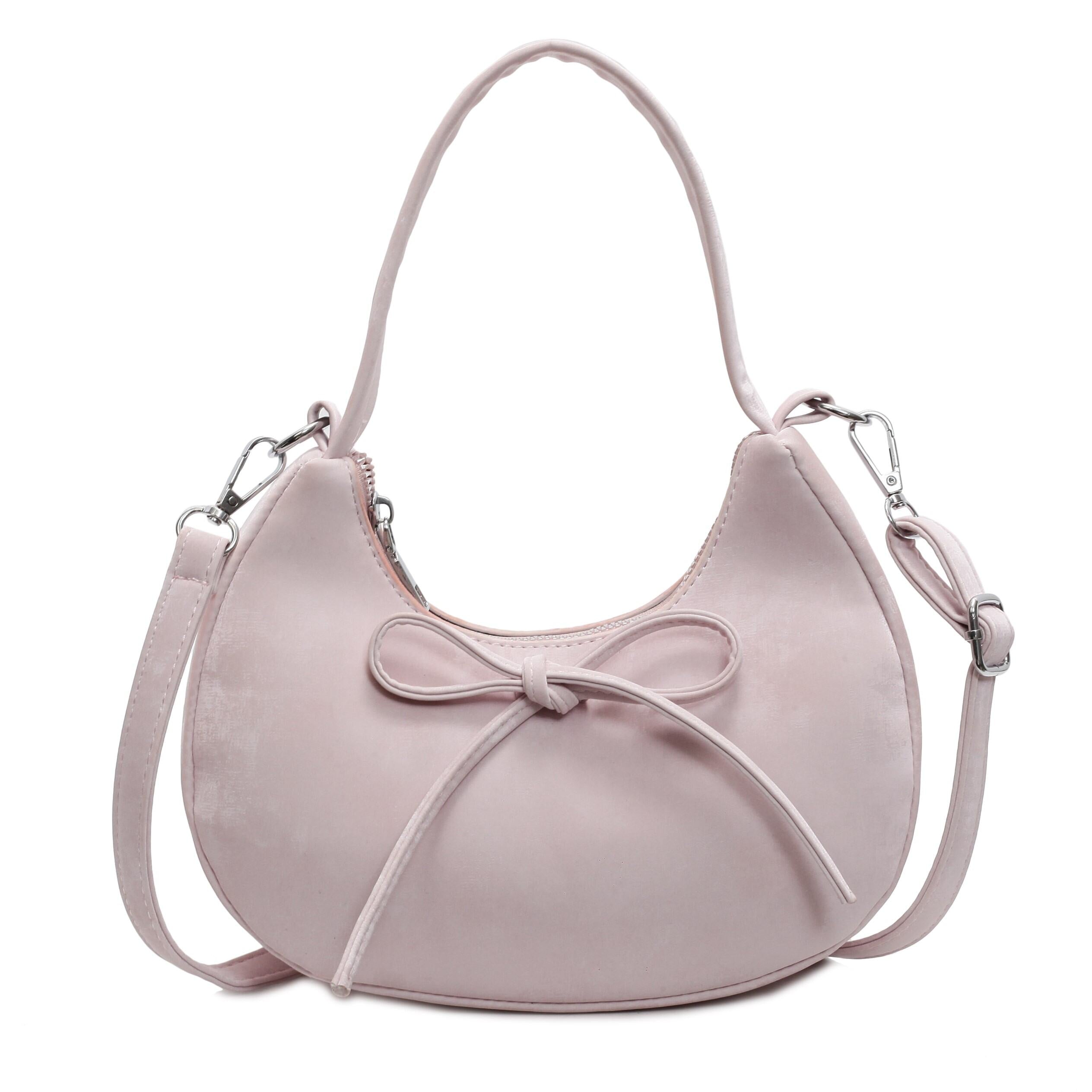 Pink Moon Lit Bow Cross Bag