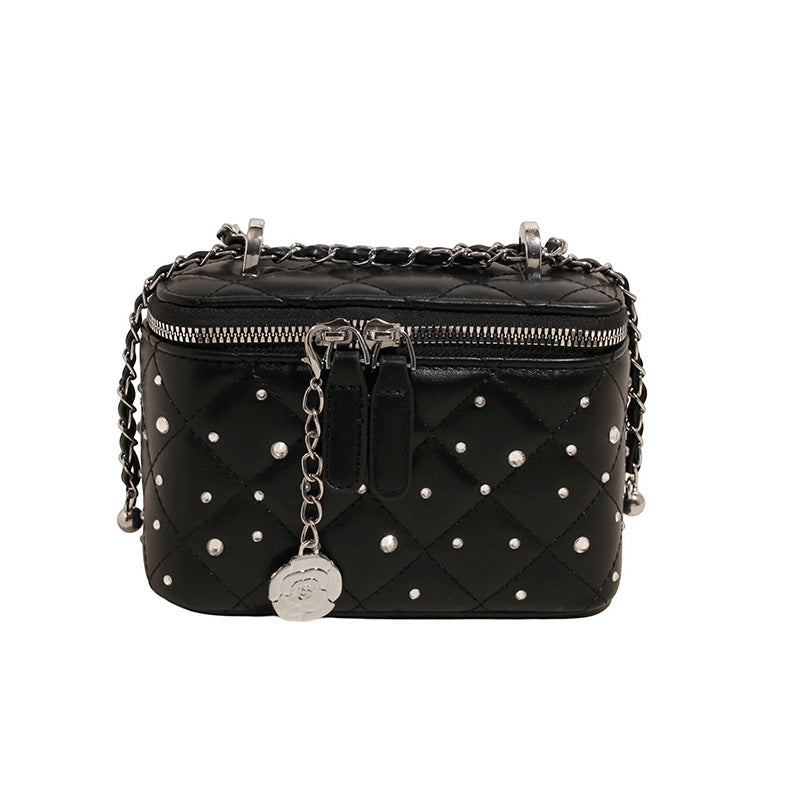 Black Mini Squarebox Handbag