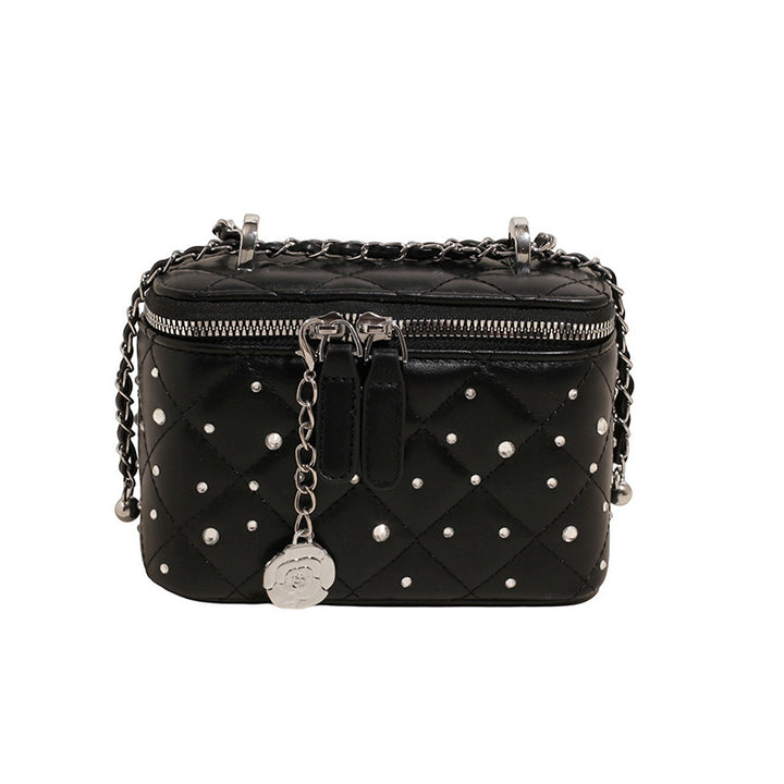 Black Mini Squarebox Handbag