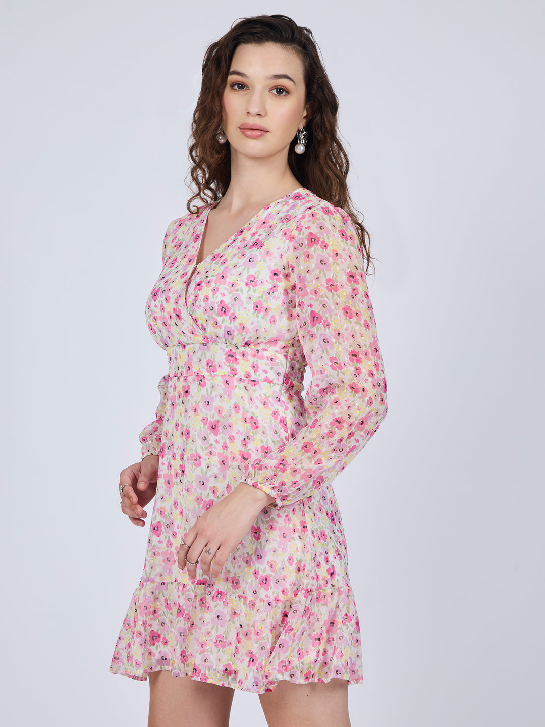 White Mini Aline Dress