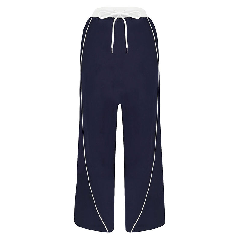 Blue Side Stripe Sweatpants