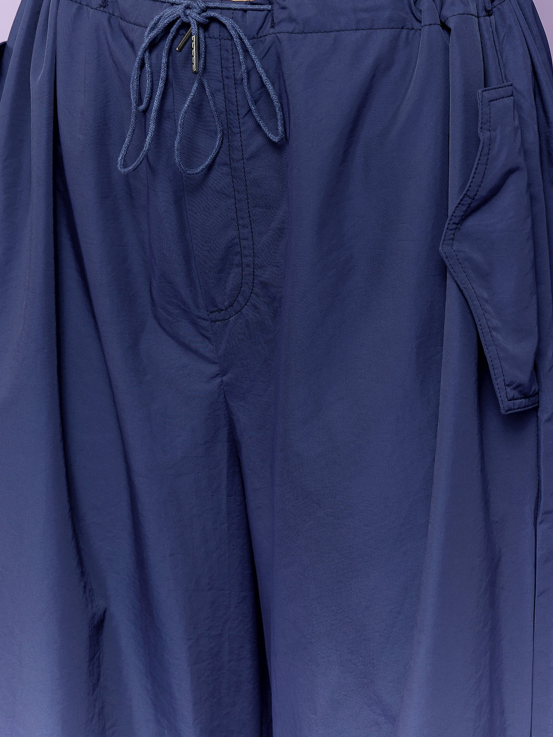 Navy Blue Elasticated Trousers