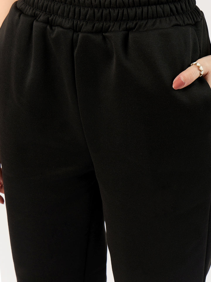 Black Oversized Hoodie Co-Ord Set