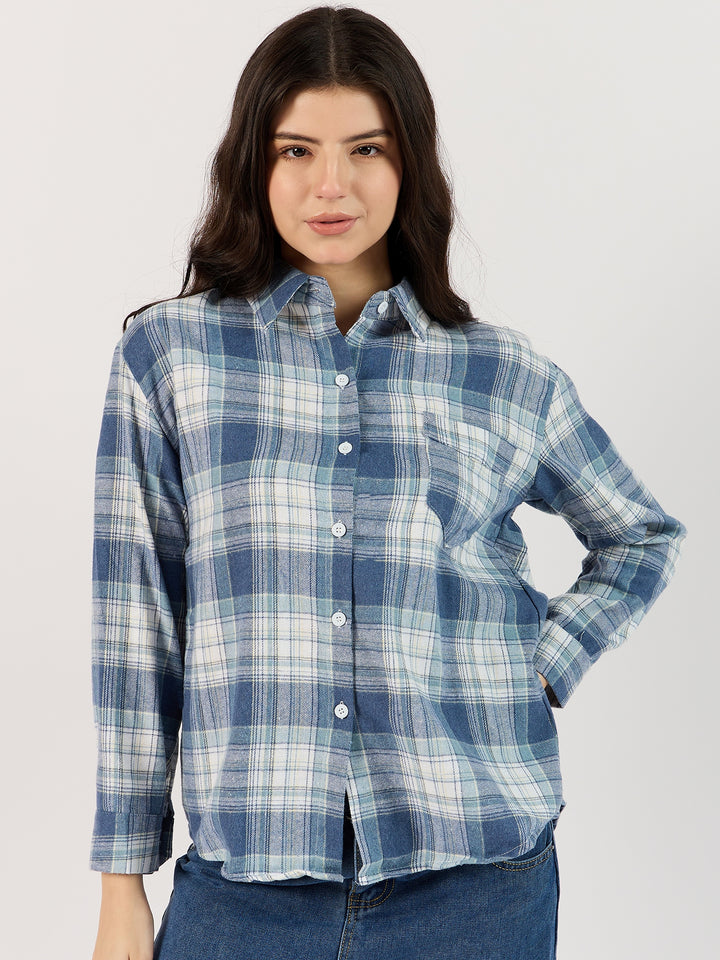 Blue Checked Shirt