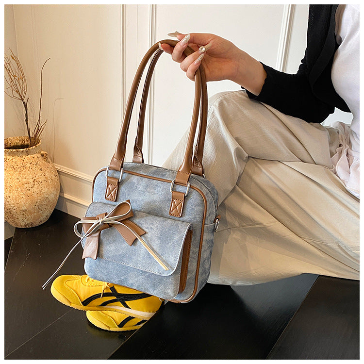 Blue Bow Knot Handbag