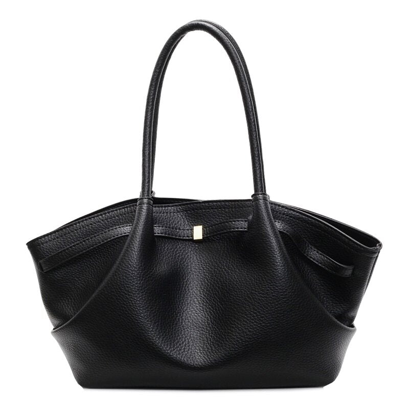 Black Curveline Shoulder Bag