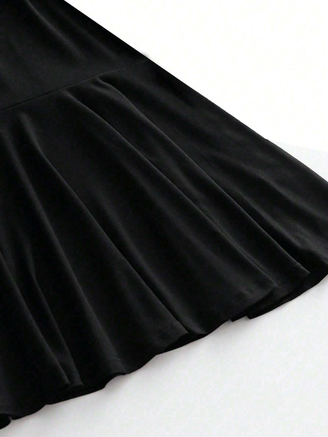 Black Off Shoulder Fitted Dress