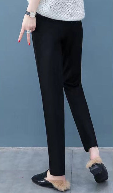 Black Skinny Fit Ankle Pant