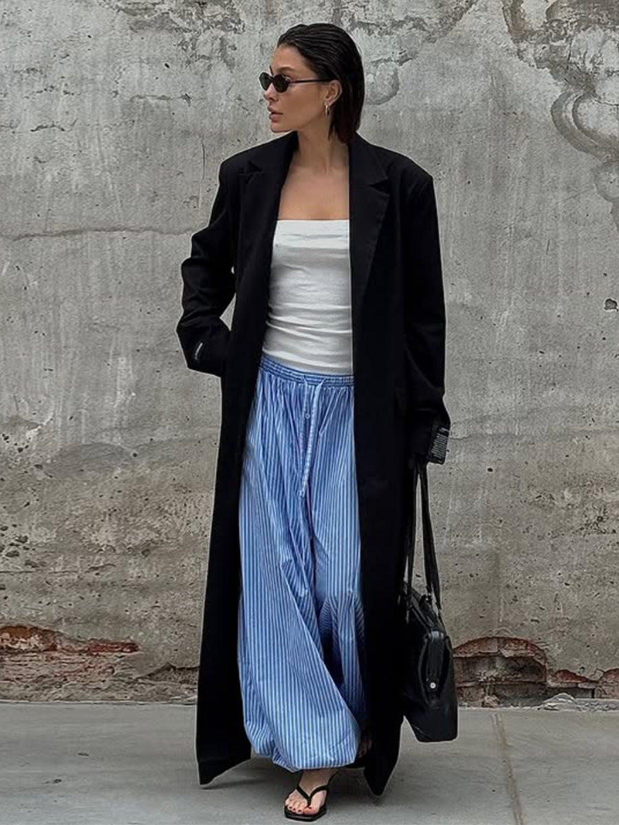 Blue Ultra Baggy Fit Trousers