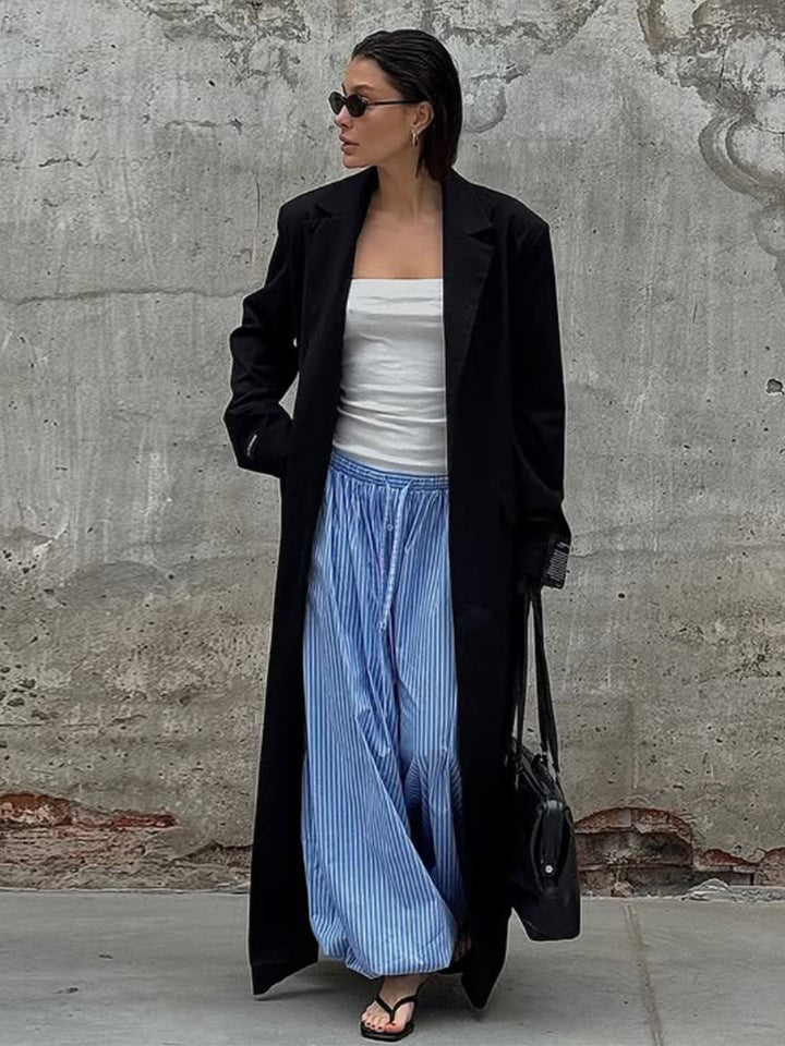 Blue Ultra Baggy Fit Trousers