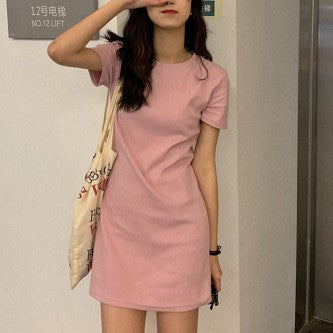 Pink Longline T-Shirt
