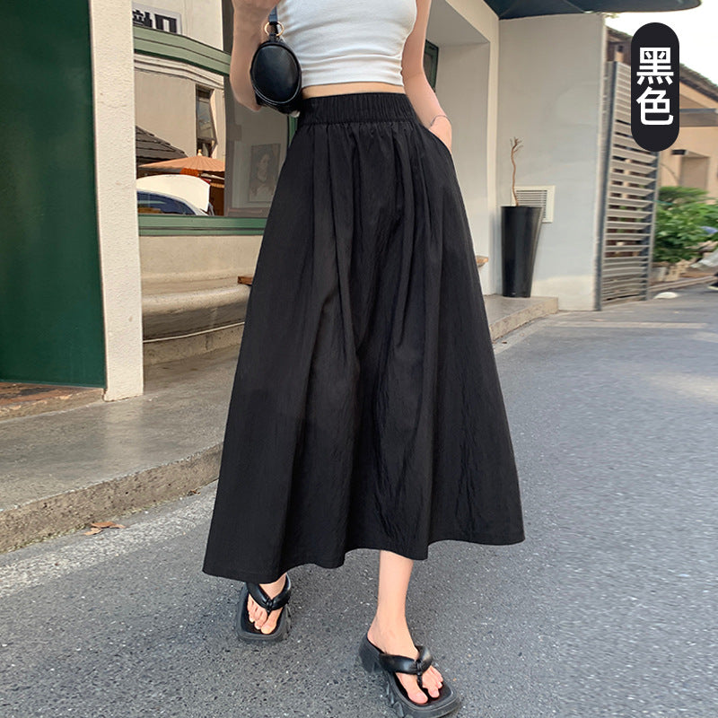 Black Flared Skirt