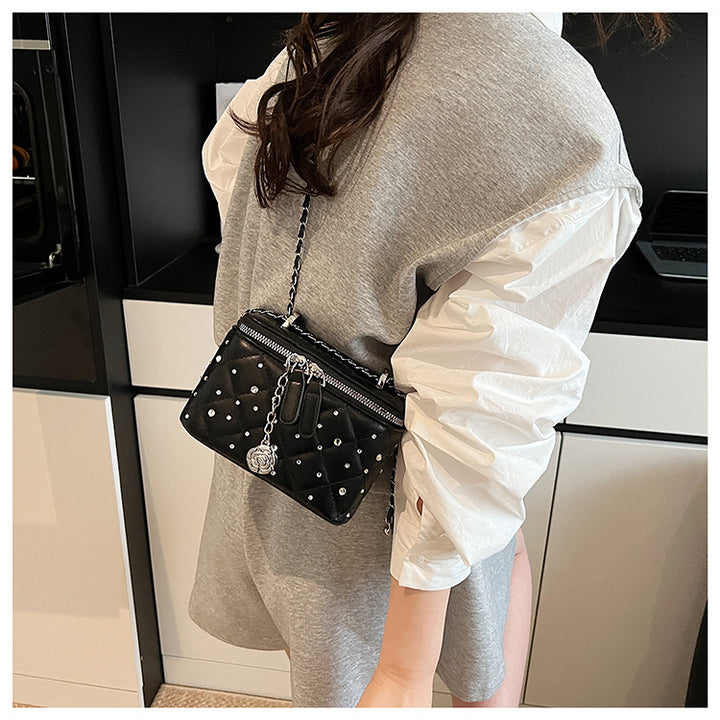 Black Mini Squarebox Handbag