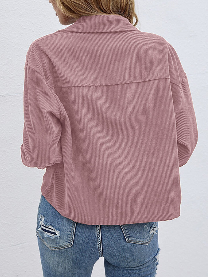 Nude Full Sleeve Front Button Shirt